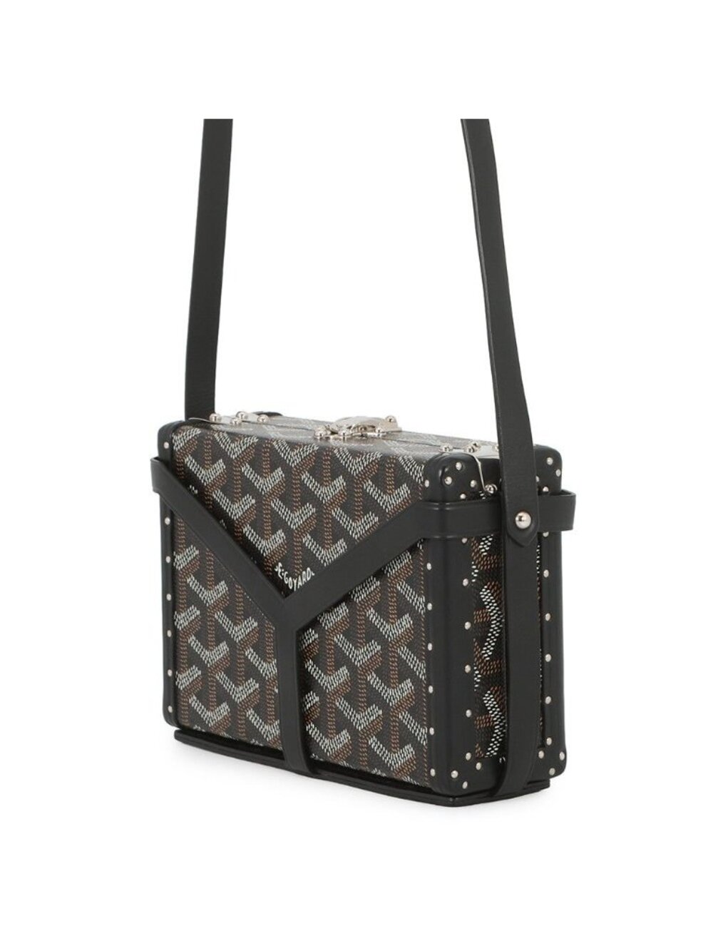 Goyard Shoulder Bag Minaudier Leather Black - Picture 3 of 10
